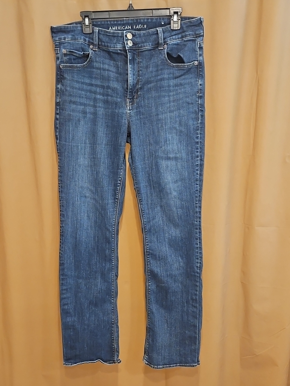 2 PAIRS - Sonoma Blue Denim Jeans with Contrast Stitching And American Eagle - Picture 8 of 14